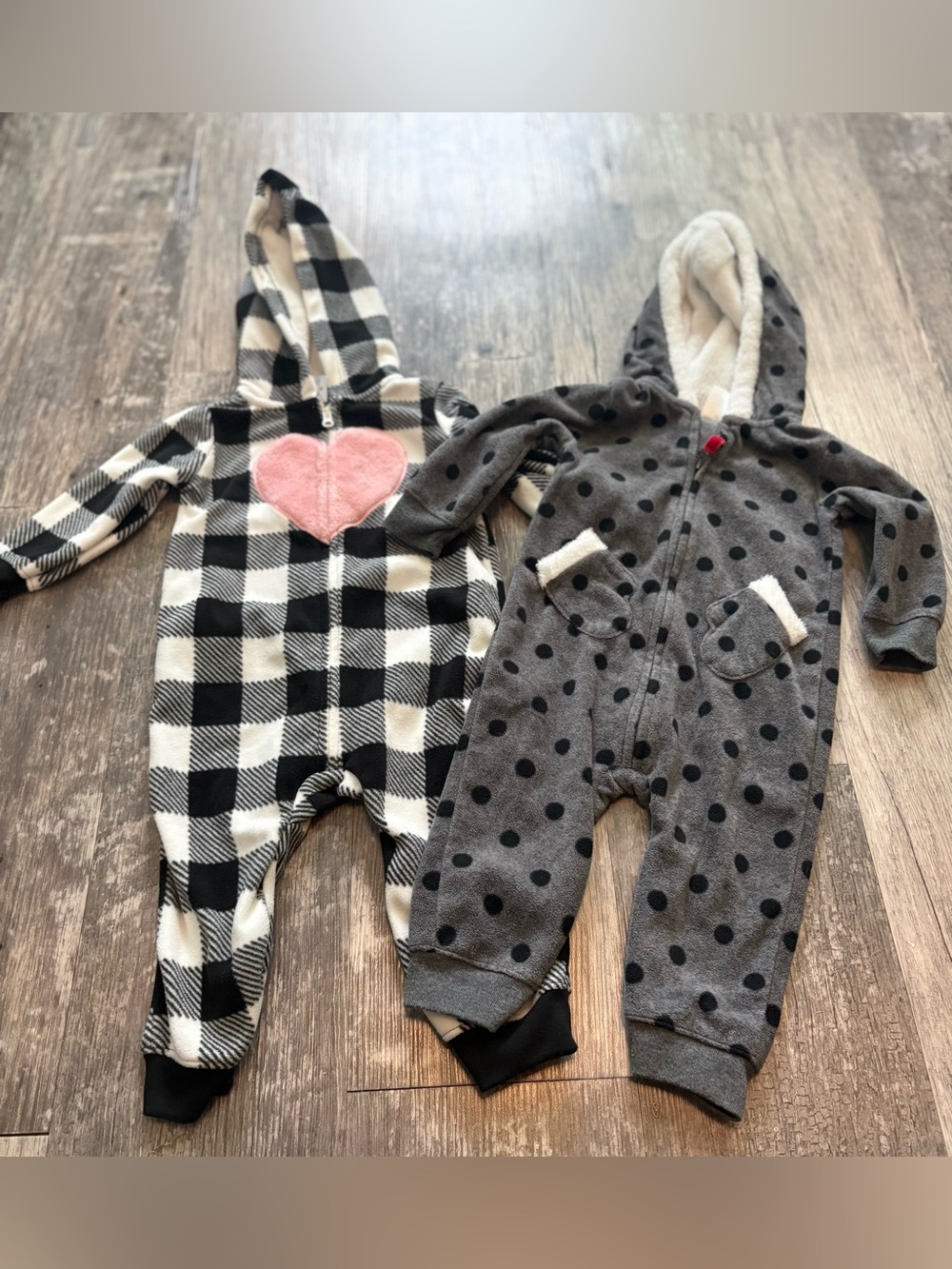 Carters Fleece Suits